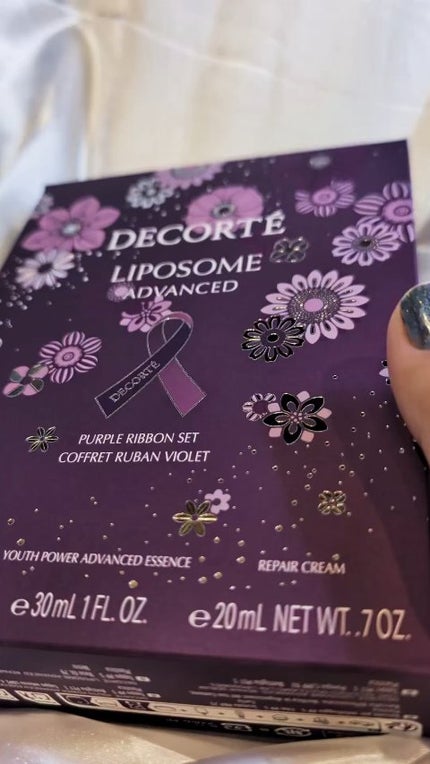 リポソーム アドバンスト パープルリボン セット/DECORTÉ/スキンケアキットの人気ショート動画