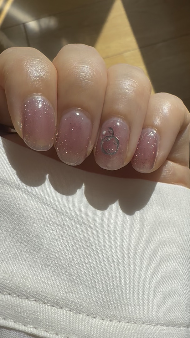 ネイルシール/セリア/ネイルシールを使ったクチコミ（1枚目）