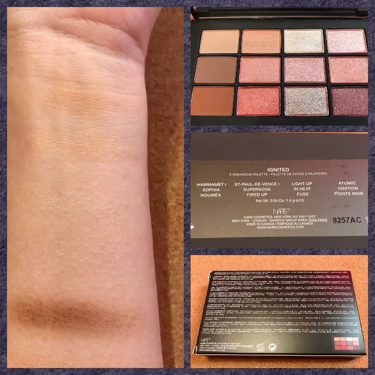 イグナイテッド アイシャドウパレット/NARS/アイシャドウパレットを使ったクチコミ（4枚目）