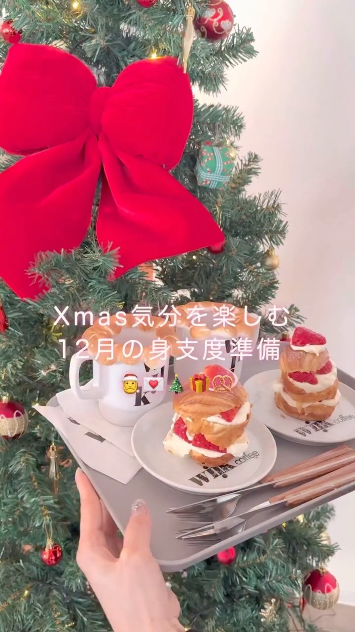 クリスマス気分な日の朝準備🎄🎅

12月はどこもかしこもXmasモードで気分あがる🩷

毎日のスキンケア合わせて
インナーケアにも力を入れてるんだけど

今回飲んでるのはスティック型で
美味しくて飲みやすい
リポソームビタミン5C（フ