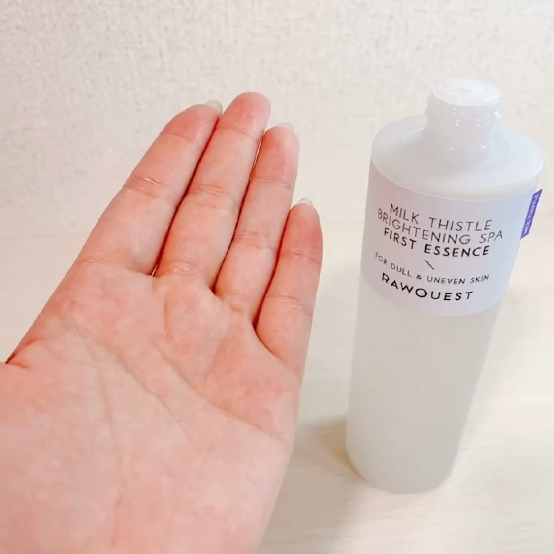 ミルクシスルブライトニングスパ ファーストエッセンス/RAWQUEST/化粧水を使ったクチコミ（2枚目）