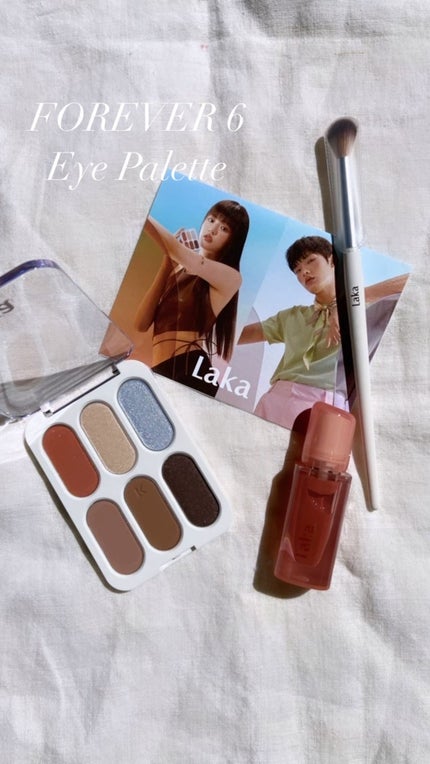 フォーエバー6アイパレット/Laka/アイシャドウパレットの人気ショート動画