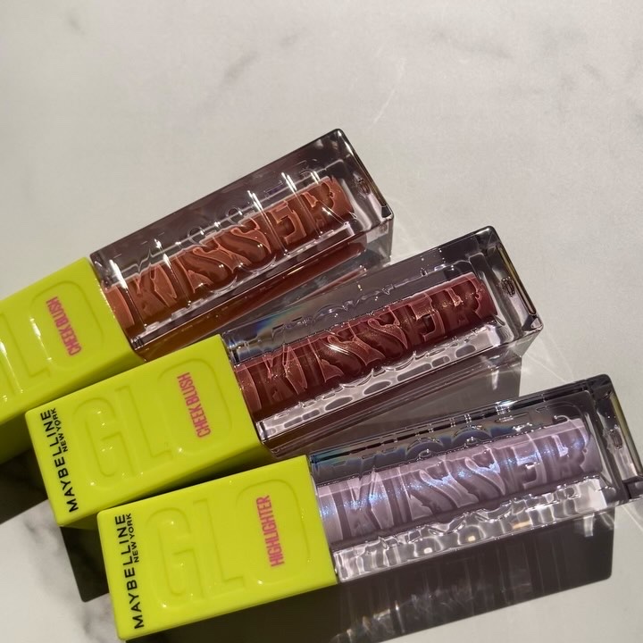 グローキッサー チークブラッシュ／グローキッサー ハイライター/MAYBELLINE NEW YORK/リキッドチークを使ったクチコミ（2枚目）