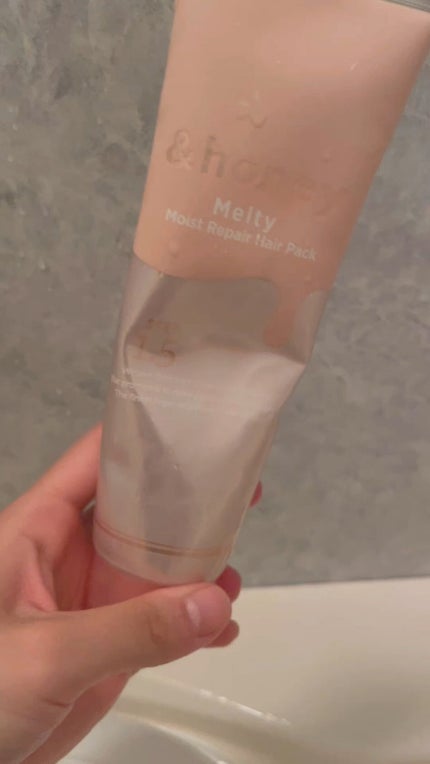 Melty モイストリペア ヘアパック 1.5/&honey/ヘアマスク・ヘアパックの人気ショート動画