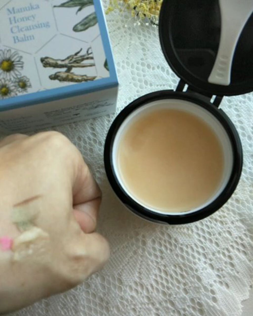マヌカハニー クレンジングバーム/アピセラピーコスメティクス/クレンジングバームを使ったクチコミ（2枚目）