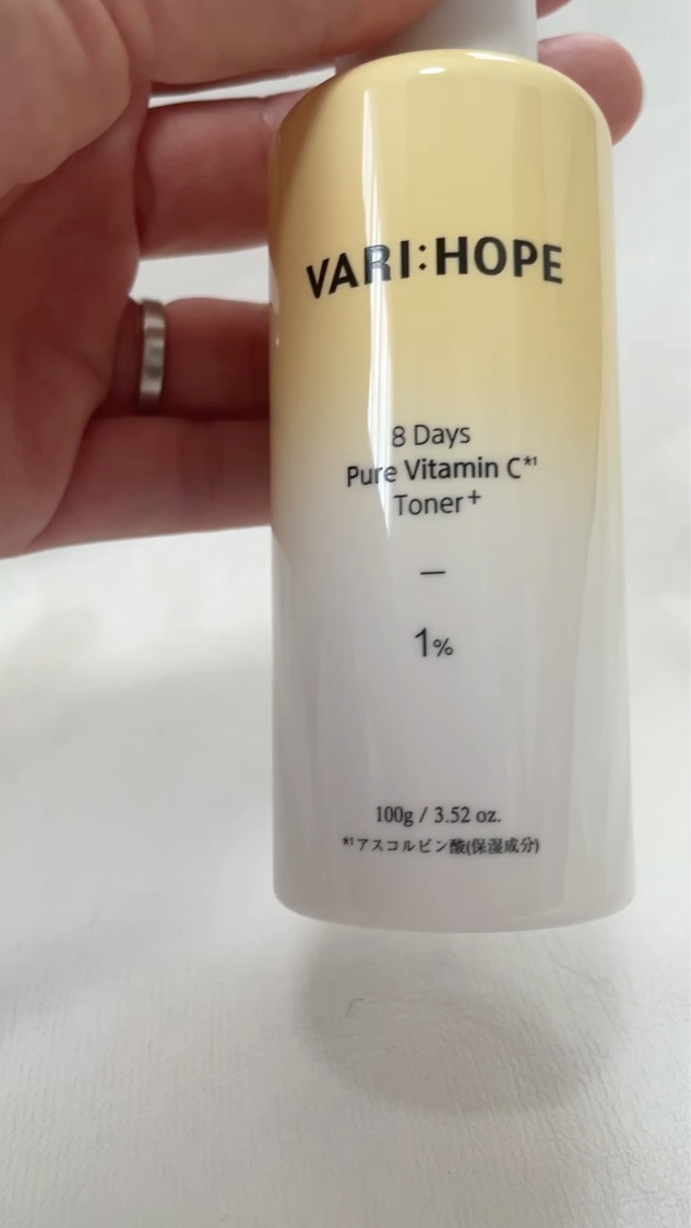 ピュアビタミンC化粧水プラス/VARI:HOPE/化粧水の動画クチコミ2つ目