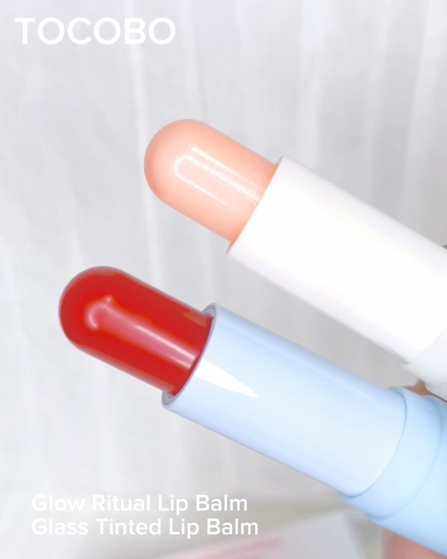 グラスティンティッドリップバーム/TOCOBO/リップバームを使ったクチコミ（2枚目）