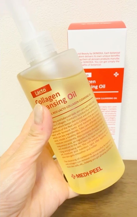 レッドラクトコラーゲンクレンジングオイル/MEDIPEEL/オイルクレンジングを使ったクチコミ（2枚目）