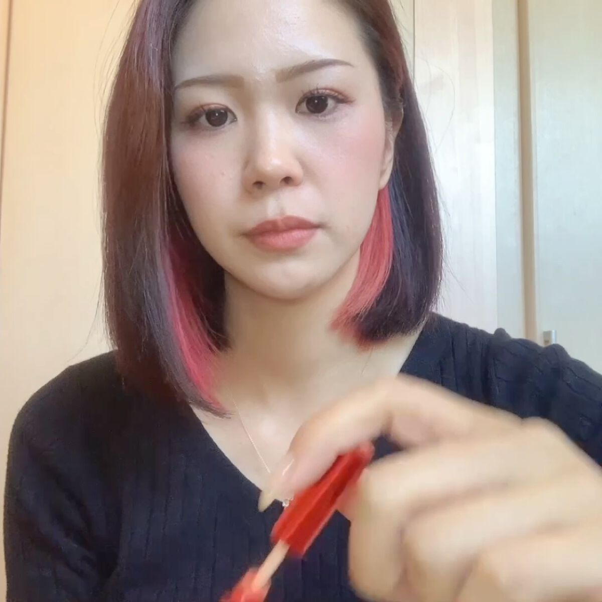 ZEESEA 「0」重力　軽いリキッド #ルージュ/ZEESEA/リップグロスの動画クチコミ4つ目