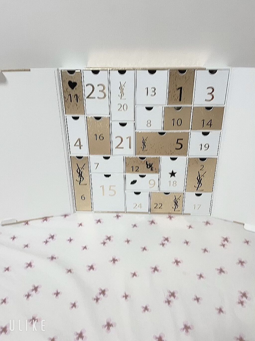 ノエル アドベント カレンダー /YVES SAINT LAURENT BEAUTE/メイクアップキットを使ったクチコミ（1枚目）