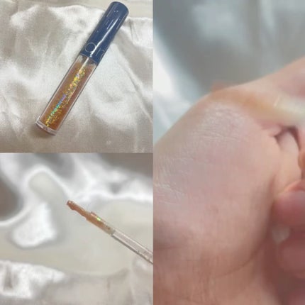 リキッド グリッター シャドウ/rom&nd/グリッターを使ったクチコミ(4枚目)