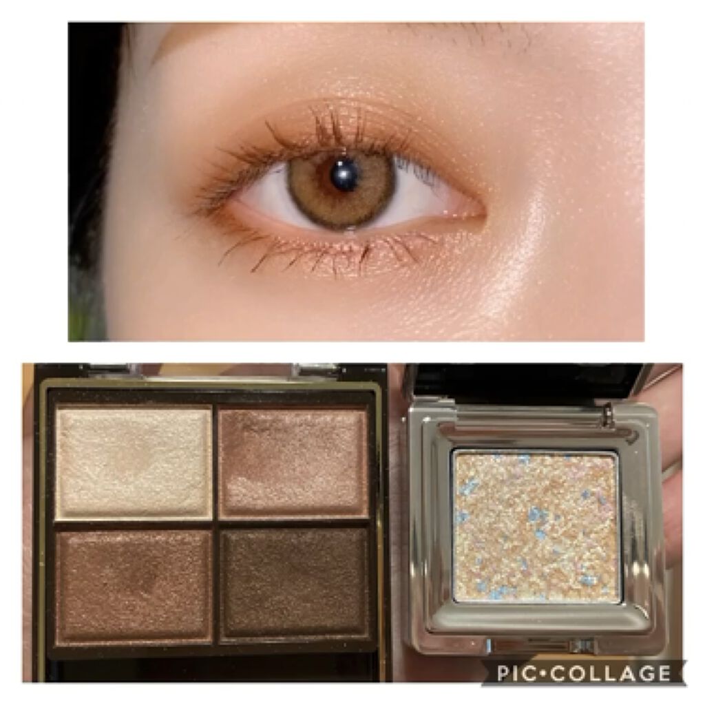 グリッタープリズム シャドウ/MISSHA/グリッターを使ったクチコミ（3枚目）