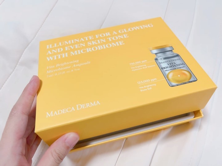 ビタブライトニング マイクロバイオームアンプル/マデカダーマ/美容液を使ったクチコミ（1枚目）