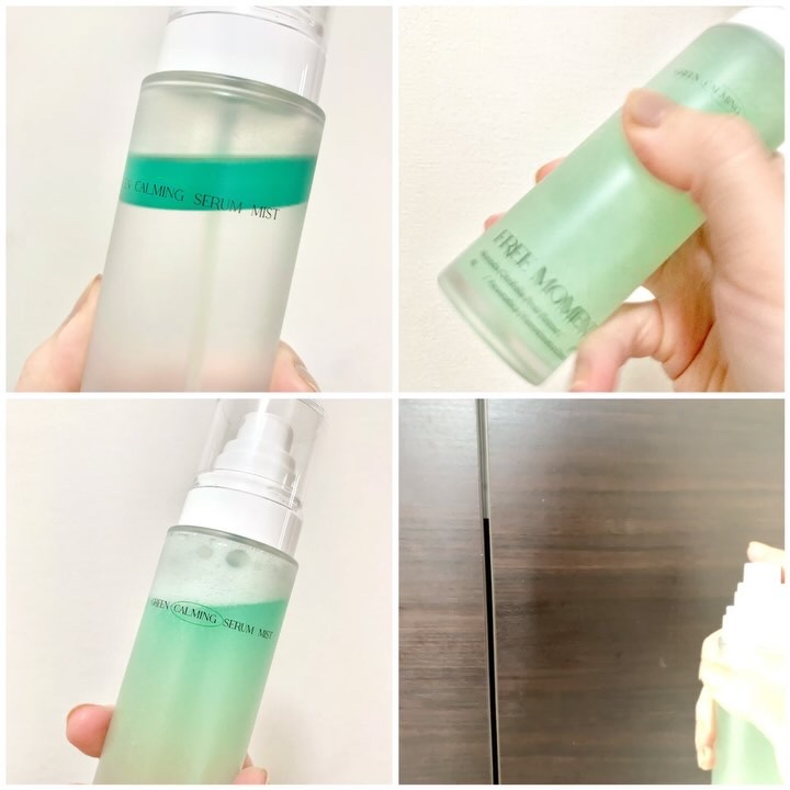 グリーンカーミングセラムミスト/Free Moment /ミスト状化粧水を使ったクチコミ（3枚目）