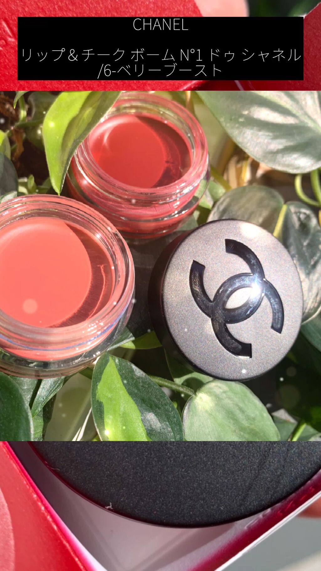 CHANEL リップ＆チーク ボーム6 ベリー ♪CHANELシャネルリップ＆チーク ボーム N°1 ドゥ