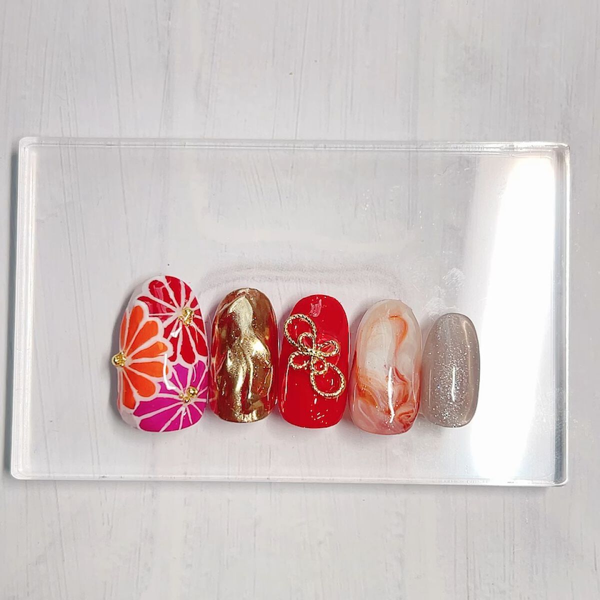 チャームオンノンワイプジェル/agehagel/ジェルネイルを使ったクチコミ（1枚目）