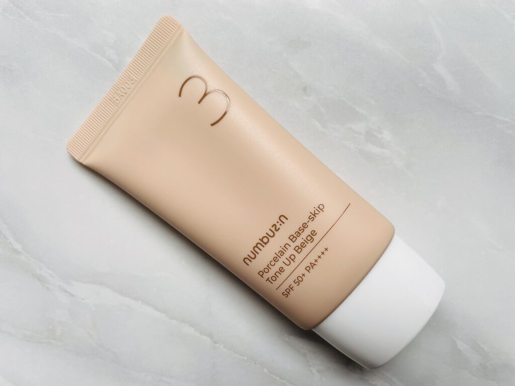 3番 ノーファンデ陶器肌トーンアップクリーム/numbuzin/化粧下地の人気ショート動画