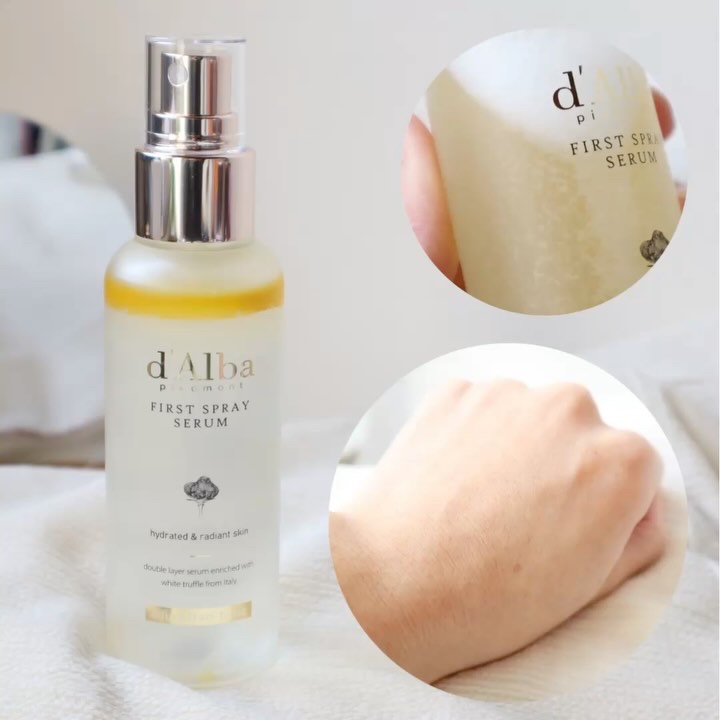 ダルバ ホワイトトリュフファーストスプレーセラム/ダルバ/ミスト状化粧水を使ったクチコミ（2枚目）