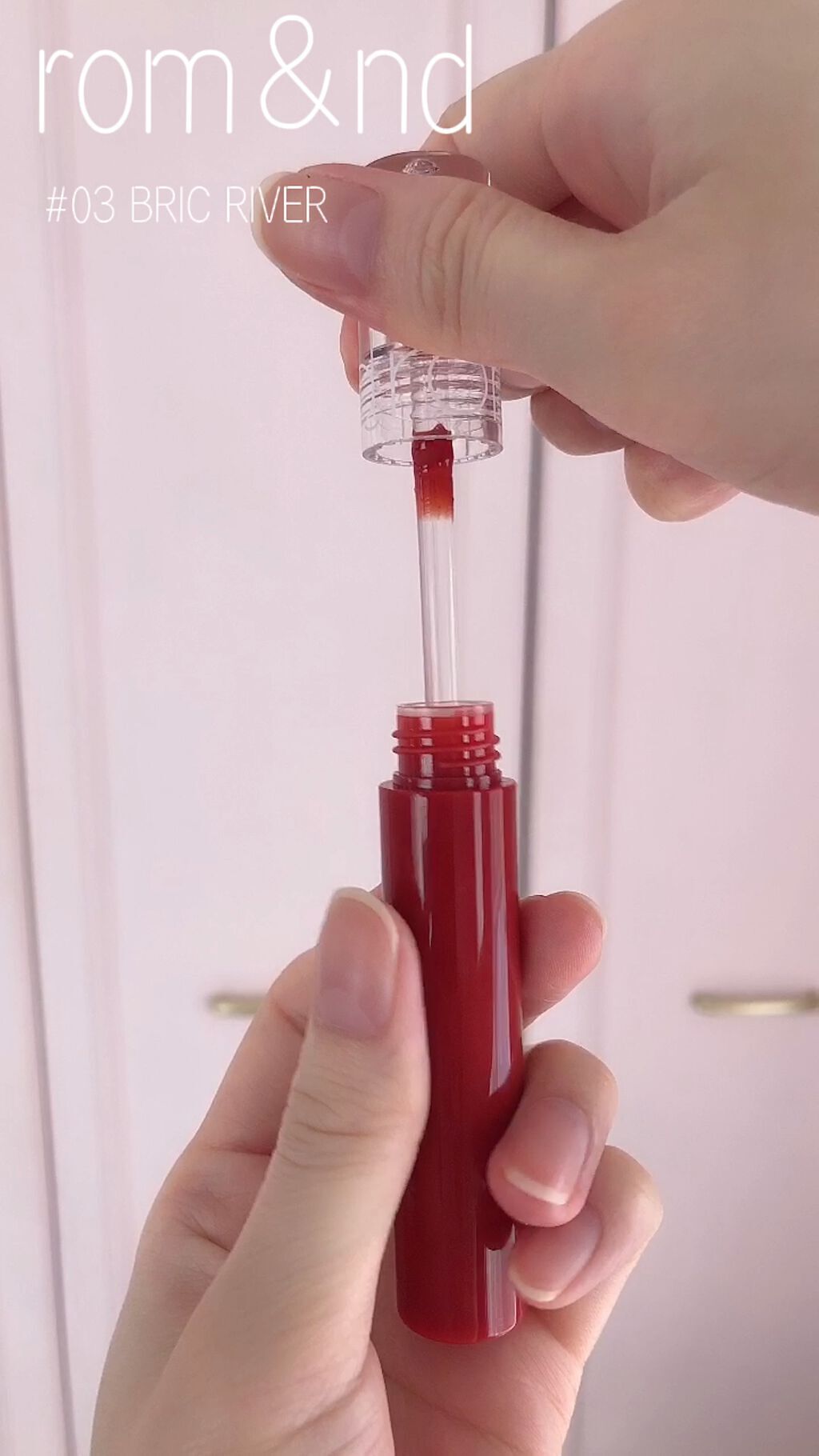 グラスティングウォーターティント/rom&nd/リップティントを使ったクチコミ（1枚目）