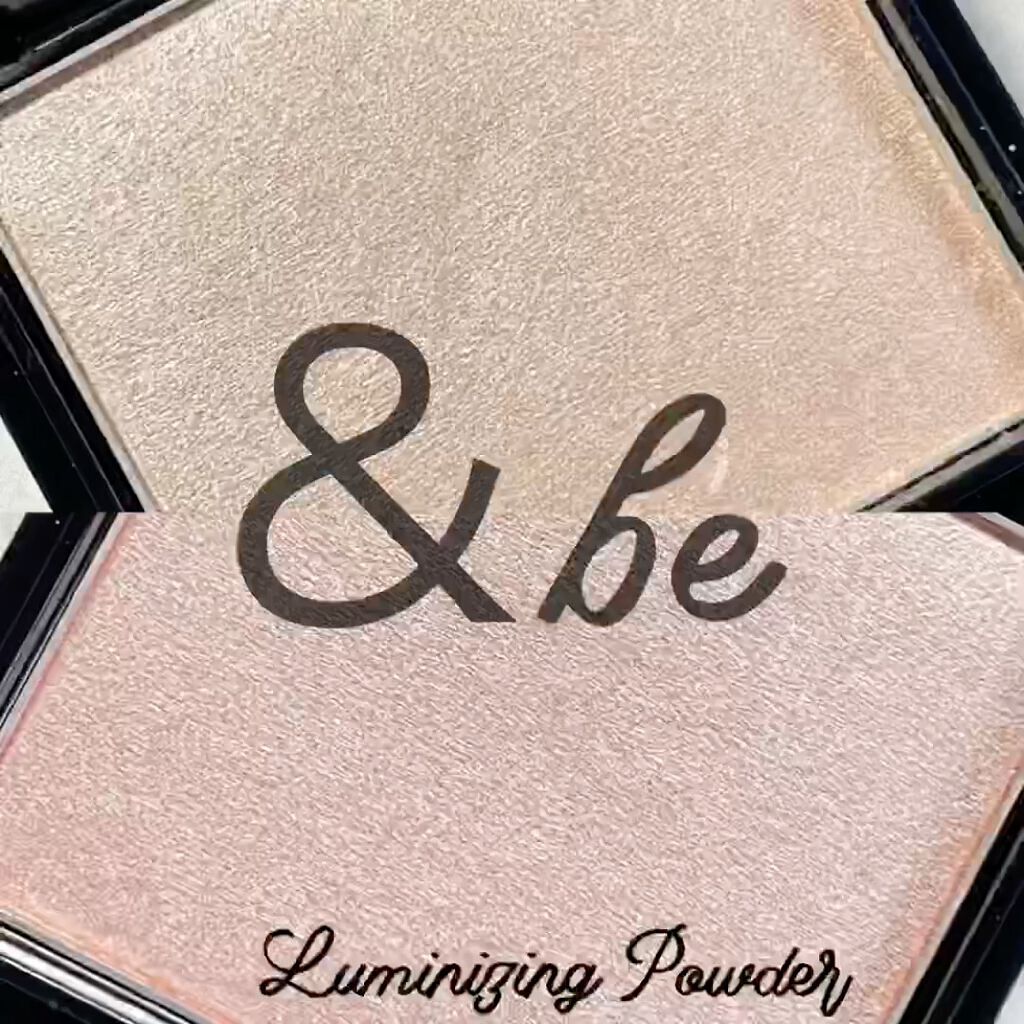 &be ルミナイジングパウダー/＆be/パウダーハイライトを使ったクチコミ（1枚目）