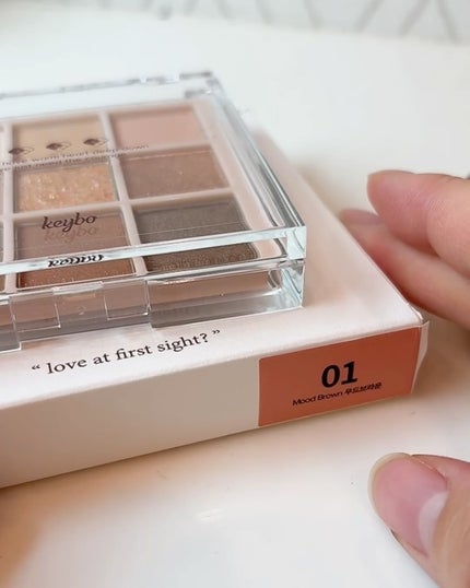 KEYBO FALL IN LOVE SHADOW PALETTE/keybo/アイシャドウパレットを使ったクチコミ(2枚目)