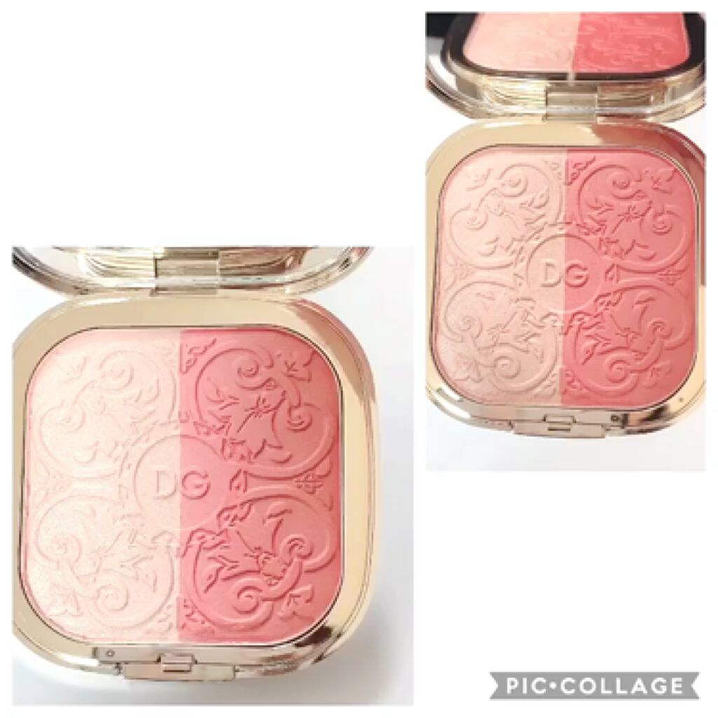 ソーラーグロウ イルミネーティングパウダー デュオ/DOLCE&GABBANA BEAUTY/ハイライトを使ったクチコミ（2枚目）