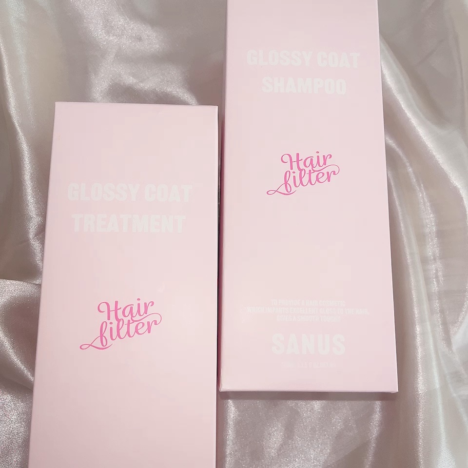 GLOSSY COAT SHAMPOO / TREATMENT/SANUS HAIR FILTER/市販シャンプーを使ったクチコミ（1枚目）