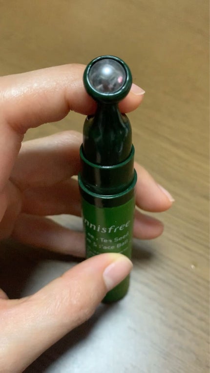 グリーンティーシード アイ&フェイスボール/innisfree/美容液を使ったクチコミ(2枚目)