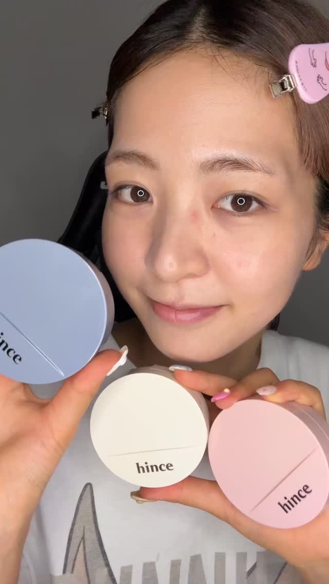 セカンドスキンメッシュマットクッション/hince/クッションファンデーションの人気ショート動画