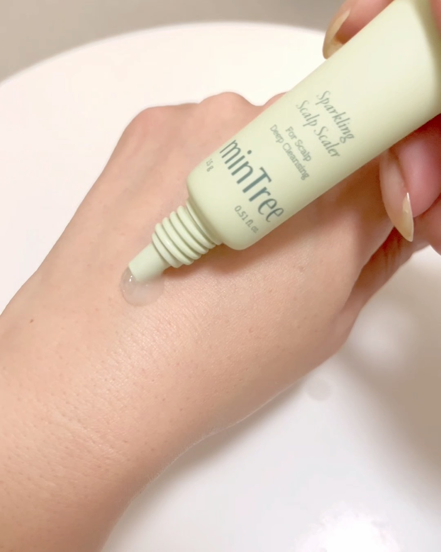 スパークリングスカルプスケーラー/ミンツリー/頭皮ケアを使ったクチコミ（2枚目）