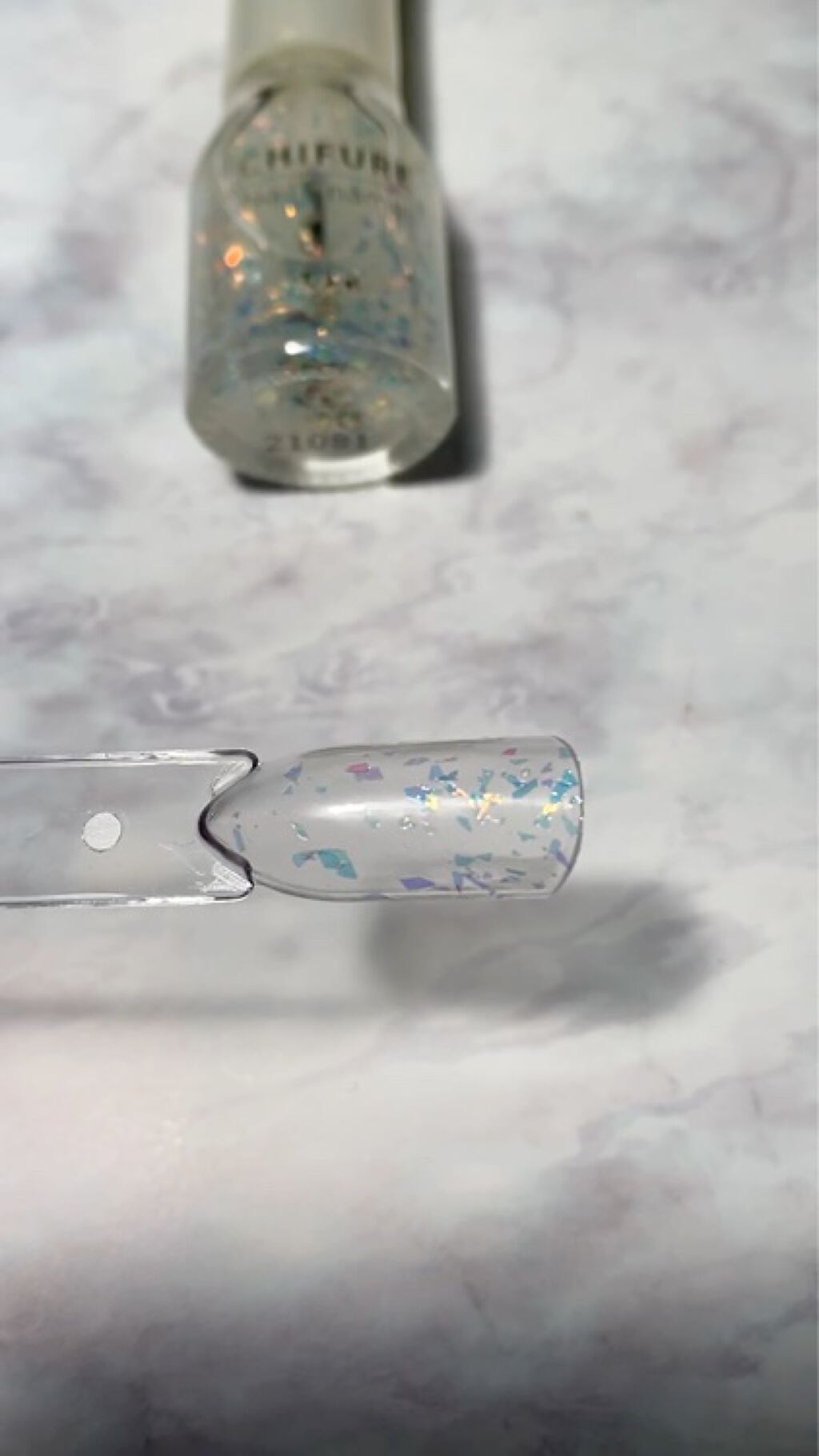 ネイル エナメル/ちふれ/マニキュアを使ったクチコミ（2枚目）