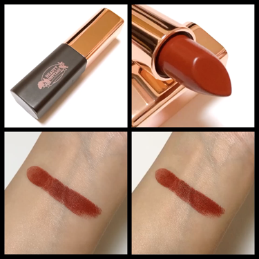 LUXURY VELVET MATTE LIPSTICK/Beauty Cottage/口紅を使ったクチコミ（2枚目）