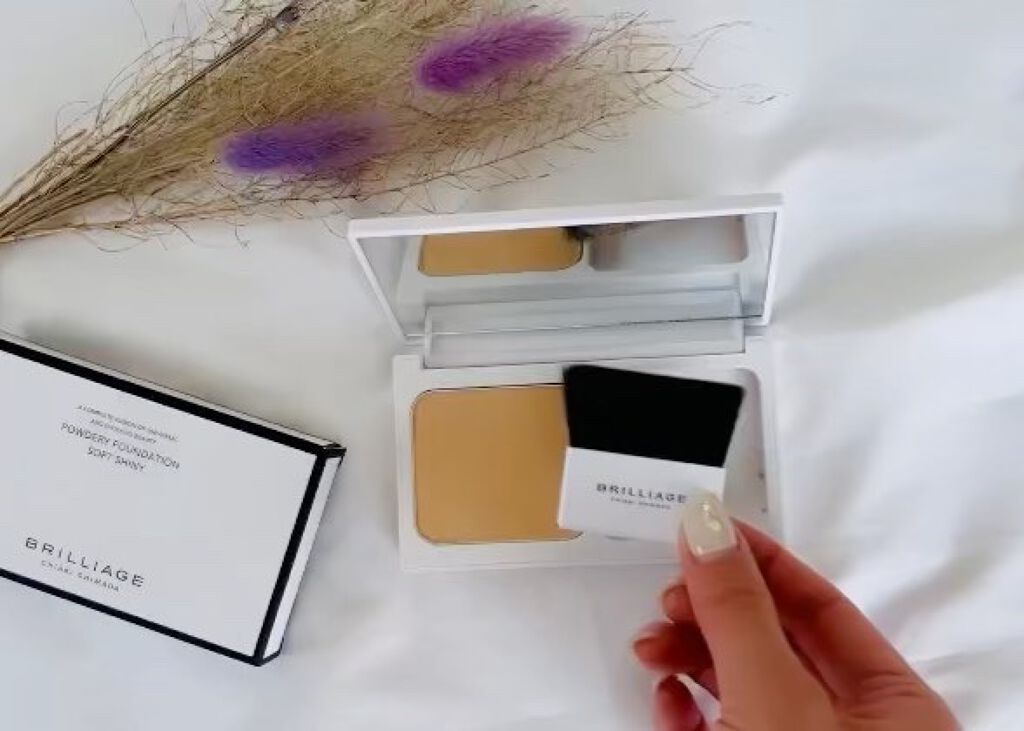 パウダリーファンデーション ソフトシャイニー 40（標準カラー）/ブリリアージュ/パウダーファンデーションを使ったクチコミ（3枚目）