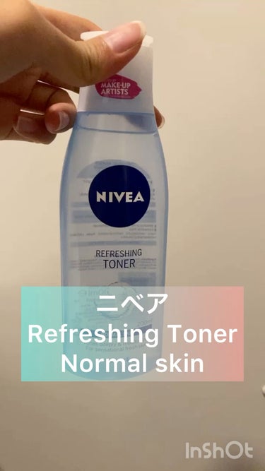 Refreshing Toner Normal skin/ニベア/化粧水の動画クチコミ1つ目