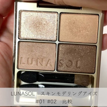 スキンモデリングアイズ/LUNASOL/アイシャドウパレットを使ったクチコミ(5枚目)