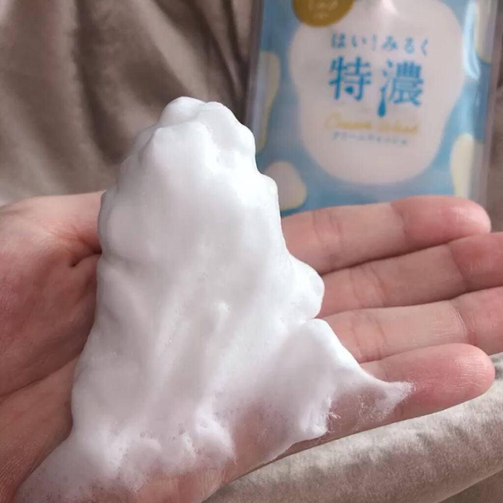 はい！みるく特濃 クリームウォッシュ/ロゼット/洗顔フォームの動画クチコミ3つ目