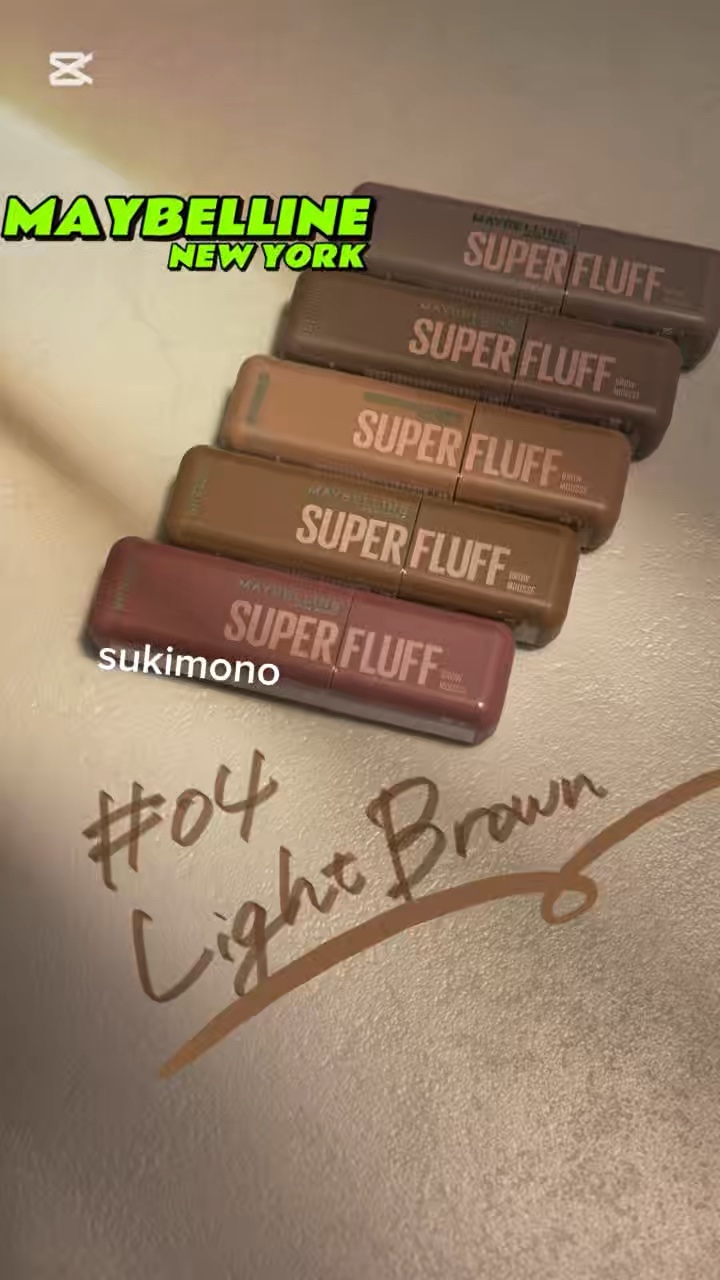 メイベリン SP フラッフ ブロウ ムース/MAYBELLINE NEW YORK/眉マスカラを使ったクチコミ（1枚目）