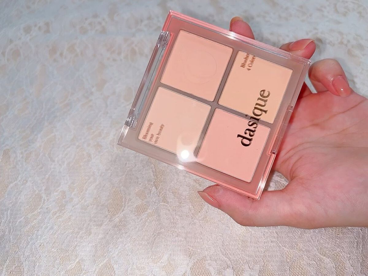 ブレンディングムードチーク/dasique/パウダーチークを使ったクチコミ（1枚目）