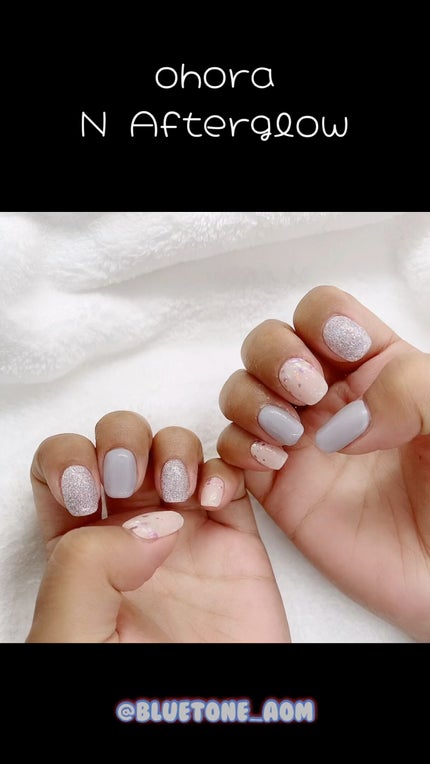 セミキュアジェルネイル(ハンド)/ohora/ネイルシールの人気ショート動画
