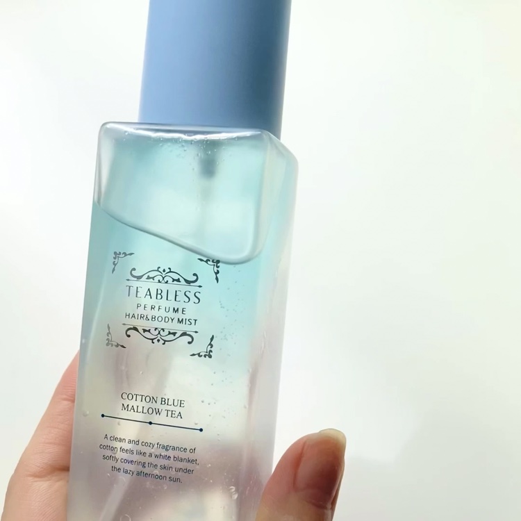 パヒュームヘア＆ボディミスト コットンブルーメロウティー/TEABLESS/ヘアミストの動画クチコミ5つ目