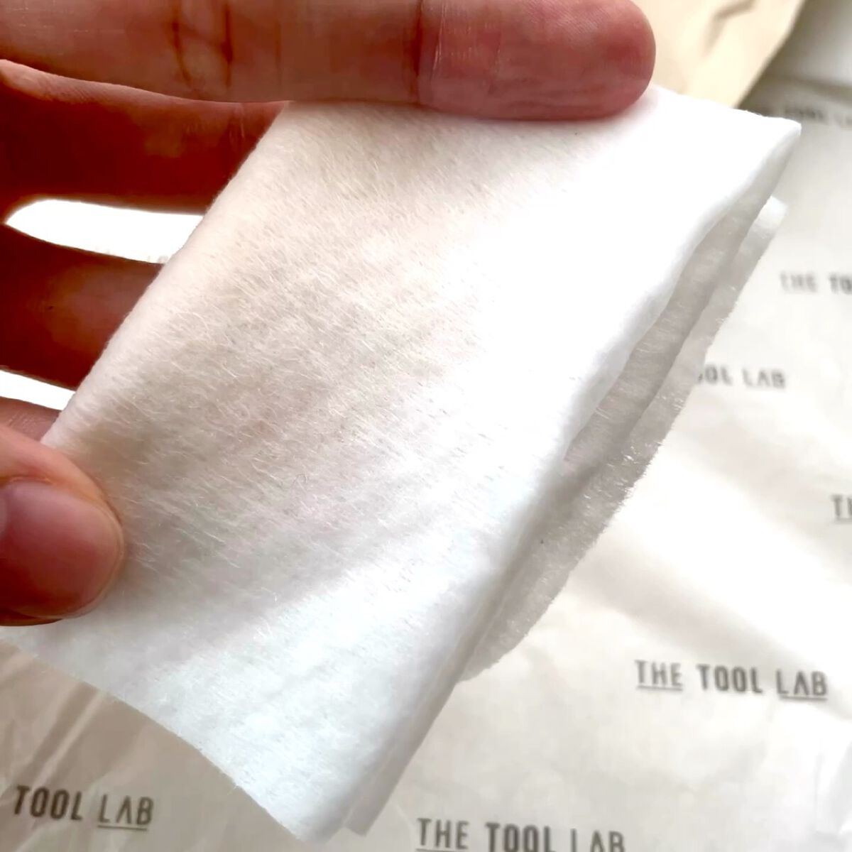 ブラシクレンジングシート/THE TOOL LAB/その他化粧小物を使ったクチコミ（3枚目）