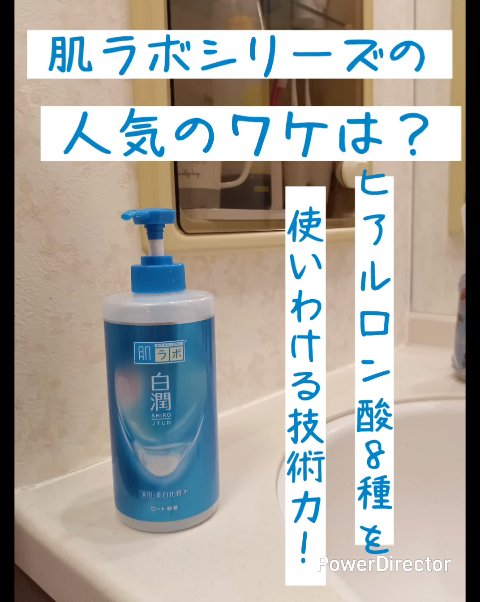 白潤薬用美白化粧水/肌ラボ/化粧水を使ったクチコミ（1枚目）