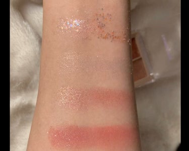 TWINKLE POP Pearl Flex Glitter Eye Palette/CLIO/パウダーアイシャドウを使ったクチコミ（4枚目）