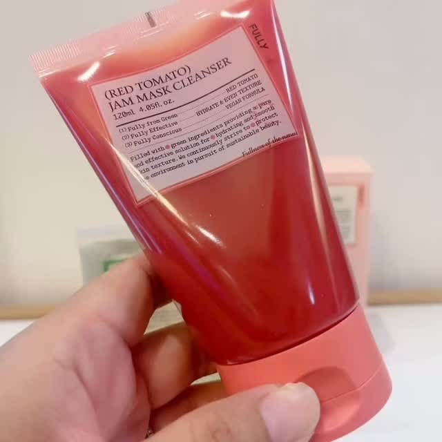 レッドトマトジャムマスククレンザー/FULLY/その他洗顔料の人気ショート動画