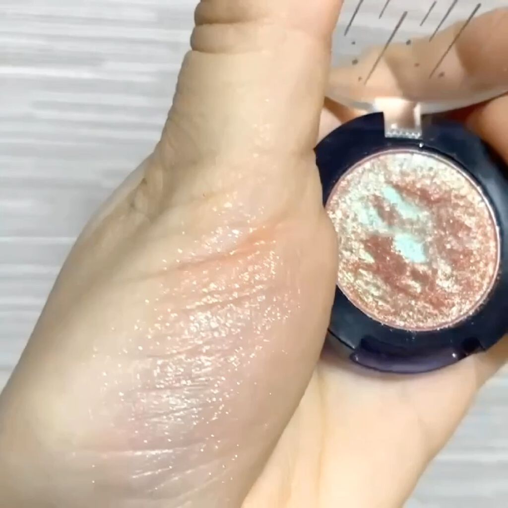 グリッター シャドウ カラー/rom&nd/グリッターを使ったクチコミ（2枚目）