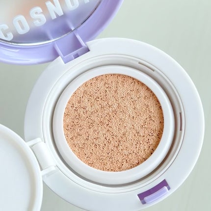 パンテノールバリアクッション/COSNORI/クッションファンデーションを使ったクチコミ(3枚目)