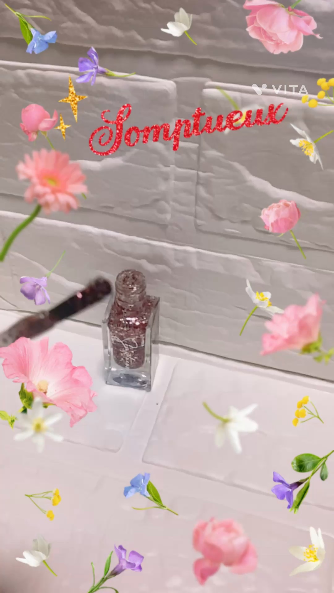 Somptueux(ソンプチュー) ネイルポリッシュ/DAISO/マニキュアを使ったクチコミ（1枚目）