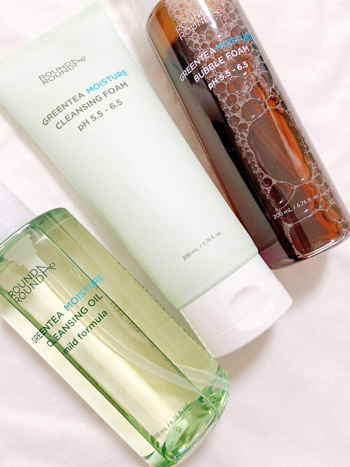 グリーンティー 弱酸性クレンジングフォーム/ラウンドアラウンド/洗顔フォームを使ったクチコミ（1枚目）