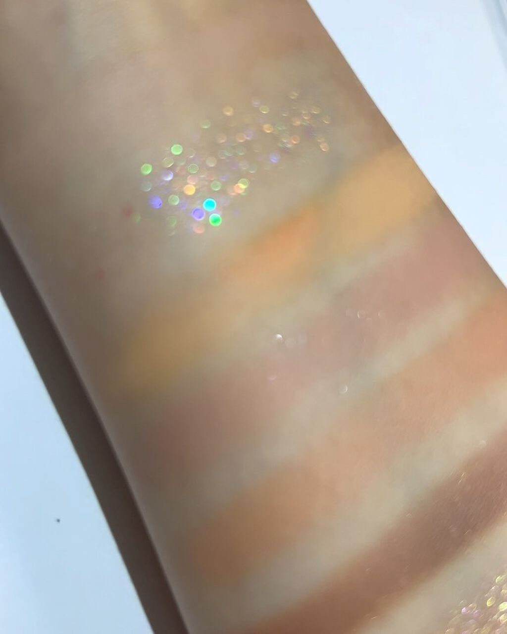 クォーツ 9色アイシャドウパレット(ドリームランドアイシャドウ) J16 アーモンドミルクティー/ZEESEA/アイシャドウパレットを使ったクチコミ（3枚目）