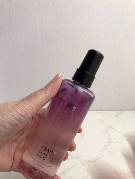 ケラチンレイヤードオイルミスト フィグティ/La'dor/ヘアミストを使ったクチコミ(2枚目)